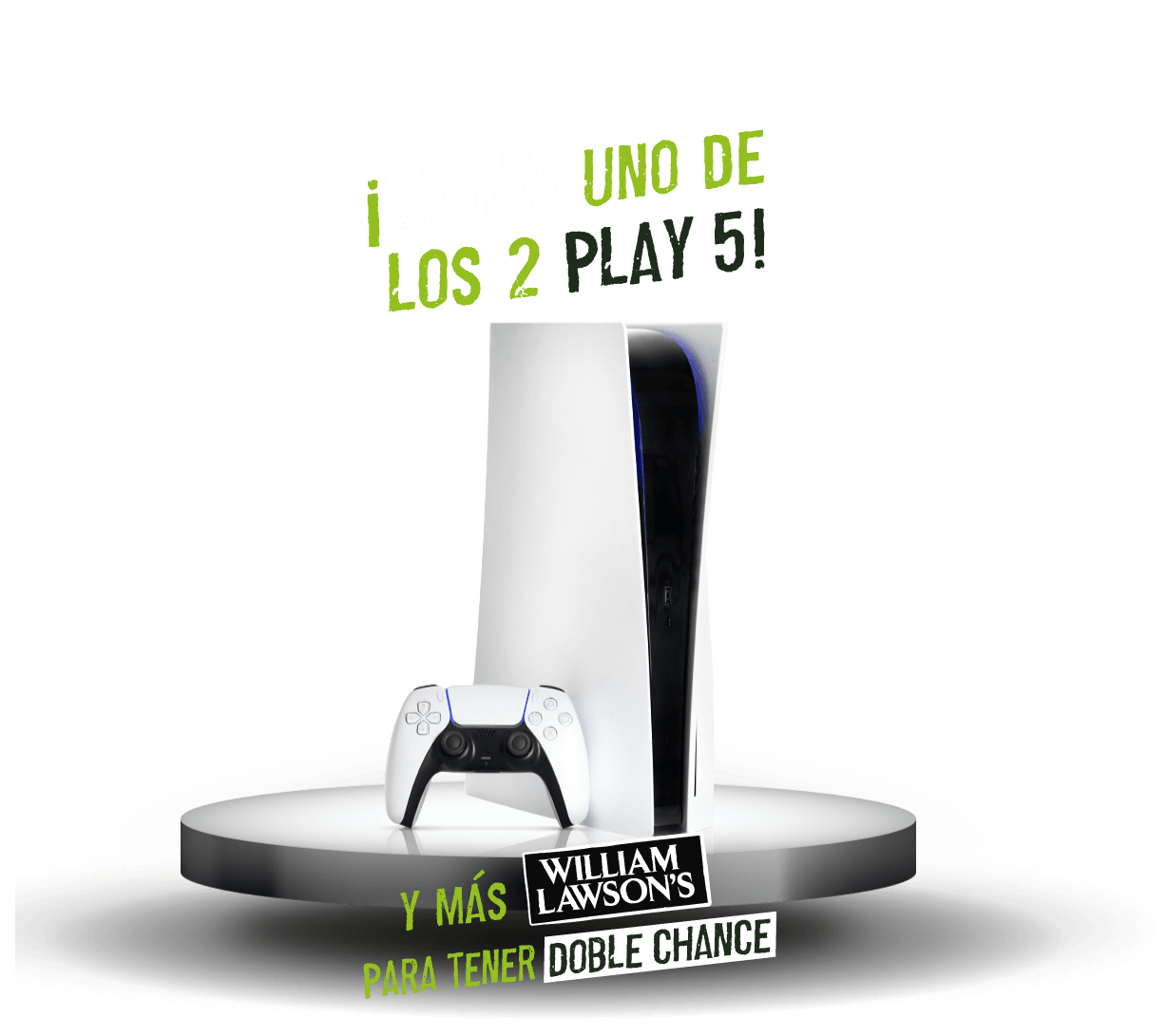¡Ganá uno de los 2 play 5!